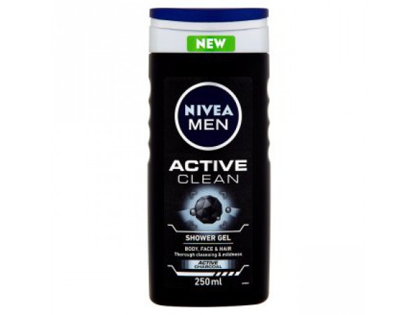 Nivea Men Гель для душа "Active clean", 250 мл